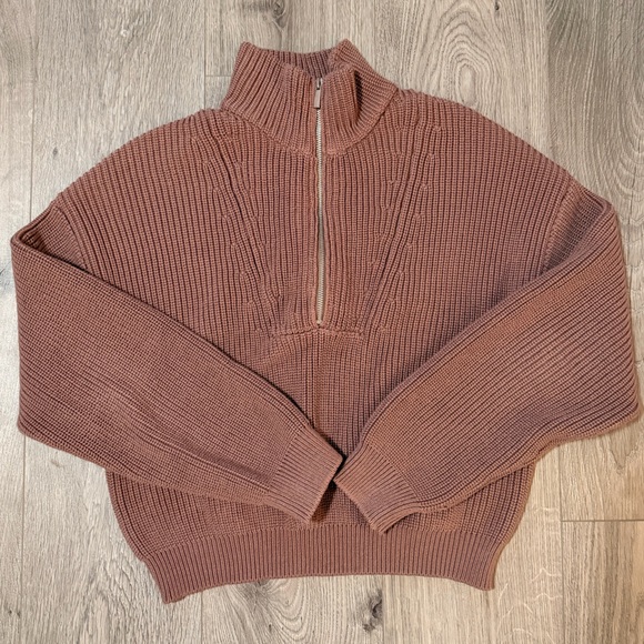 L*SPACE Ribbed Quarter-Zip - Picture 3 of 5